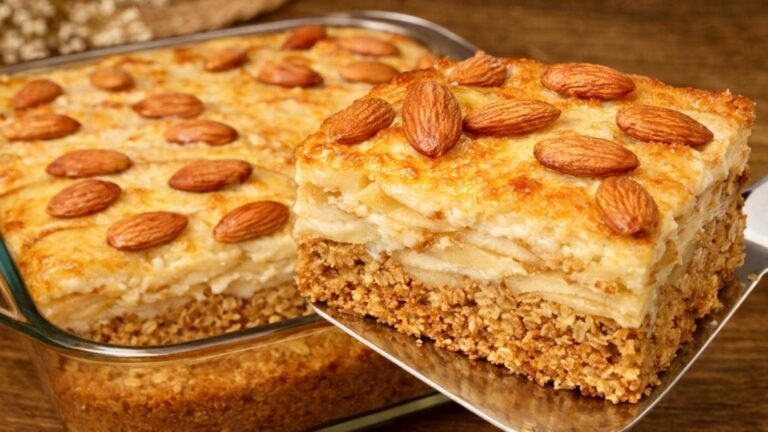 Molti ignorano che questo dolce di mele e avena si prepara in soli 5 minuti…