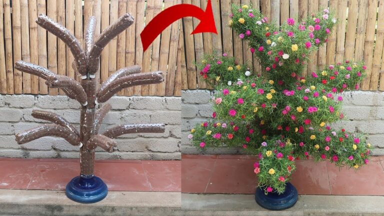 Questo semplice gesto trasforma bottiglie in giardini stupendi…