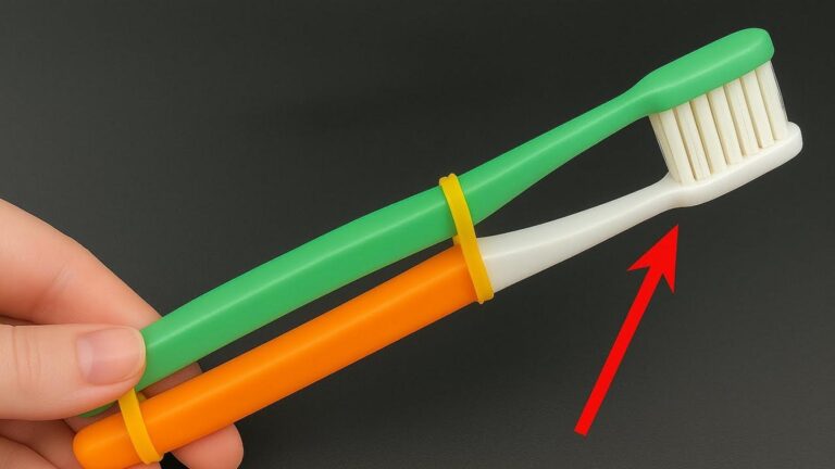 Questo semplice gesto trasforma lo spazzolino scartato in un alleato per la pulizia…