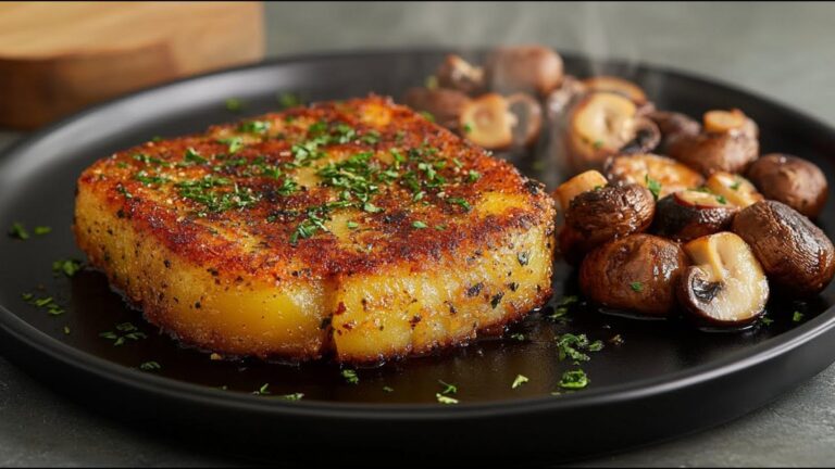 Un’idea davvero semplice per trasformare le patate in un succulento steak vegano…