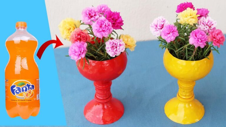 Questo semplice gesto trasforma bottiglie di plastica in fiori da sogno…