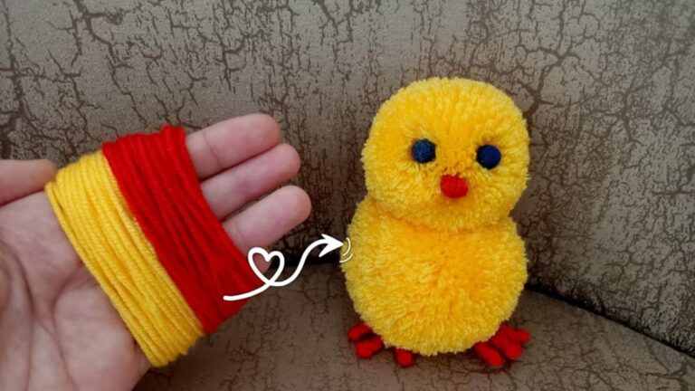 Alcuni artigiani trasformano semplici pompon in adorabili pulcini… scopri come!