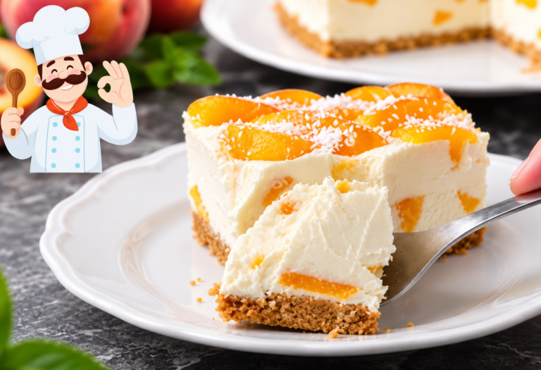 Cheesecake Fredda alle Pesche Light e Proteica: il dolce estivo fresco, leggero e ricco di gusto